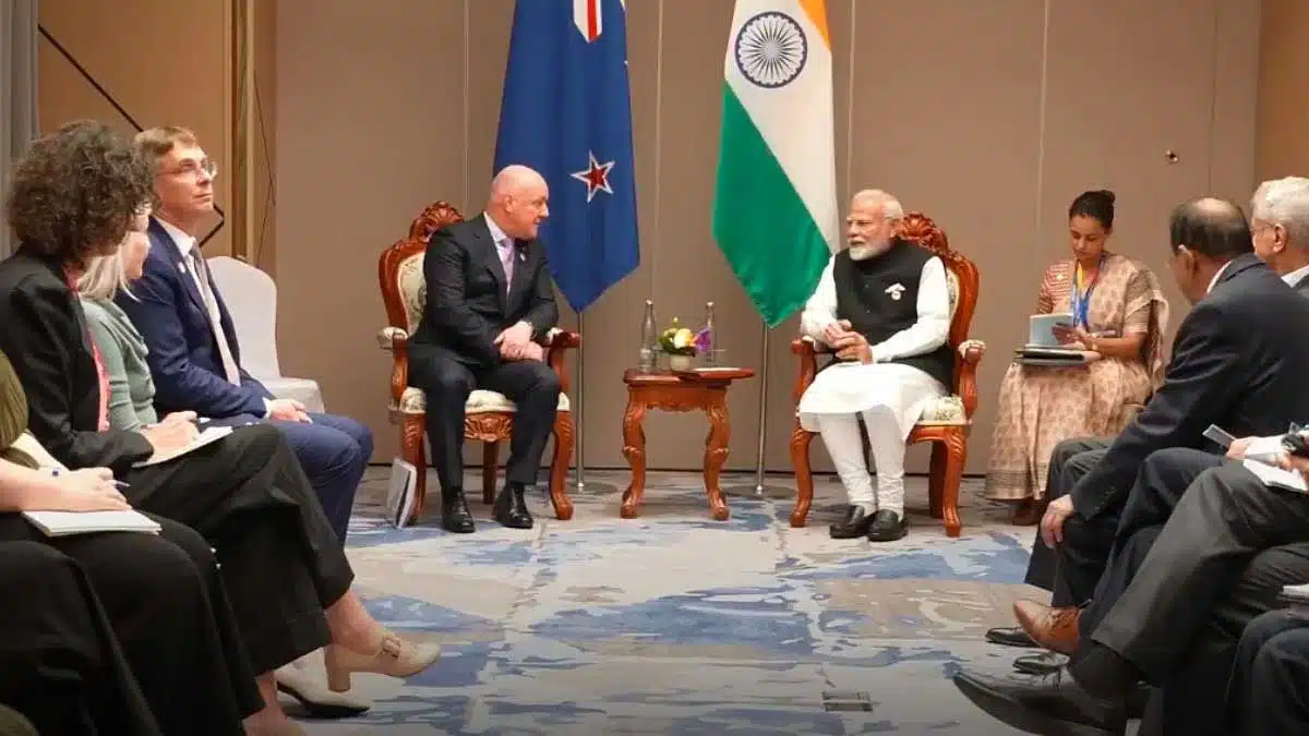 PM Modi held a meeting with New Zealand PM Luxon