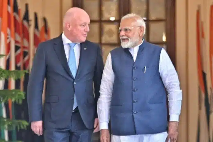 PM Modi held a meeting with New Zealand PM Luxon