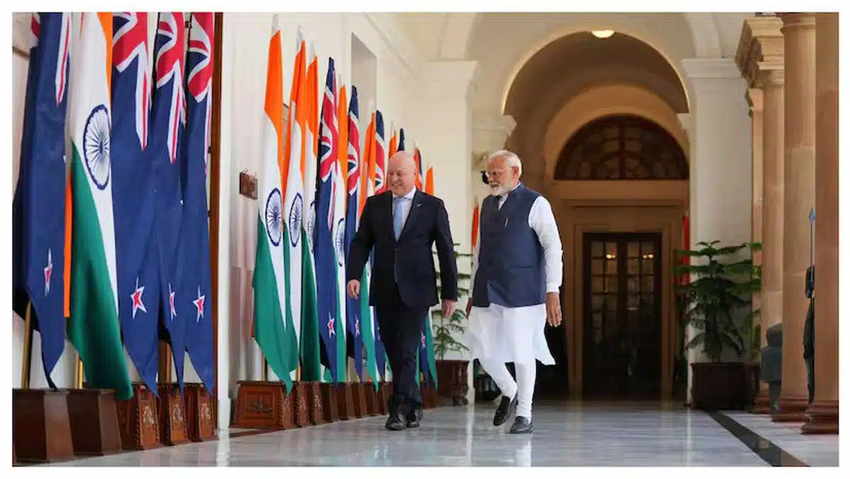 PM Modi held a meeting with New Zealand PM Luxon