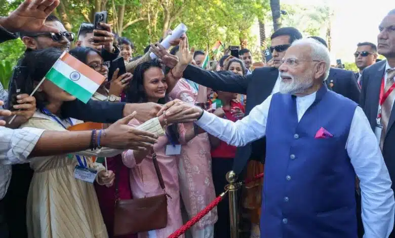 PM Modi addressed the Indian diaspora in Port Louis, Mauritius