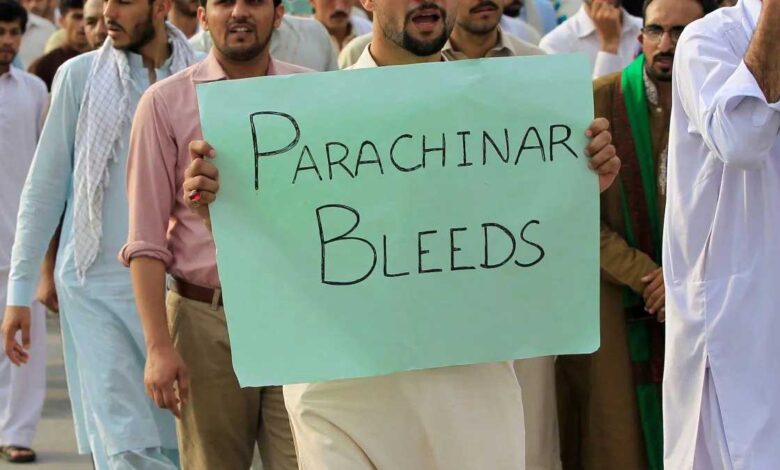 Protest against roads closed for 5 months in Parachinar Pakistan