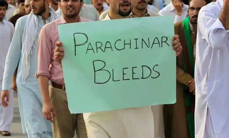 Protest against roads closed for 5 months in Parachinar Pakistan