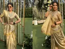 Raveena Tandon saree look, unmatched beauty!