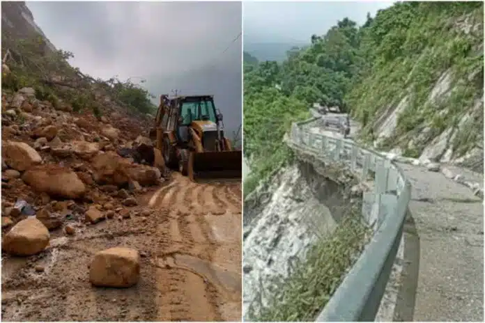 Rishikesh-Badrinath highway blocked due to landslide in Uttarakhand