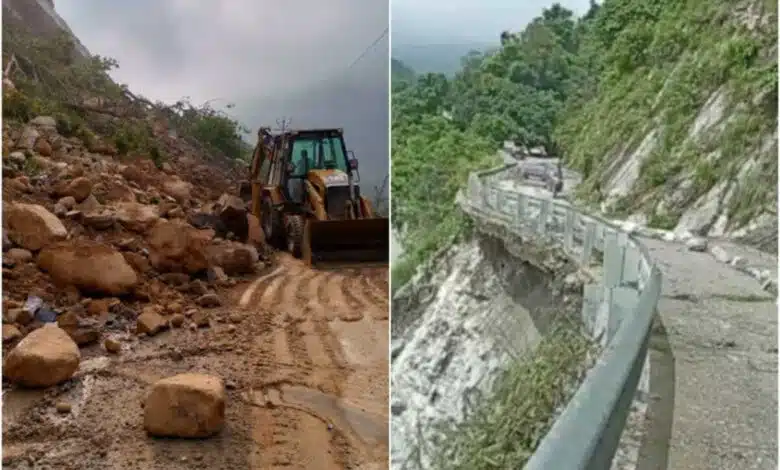 Rishikesh-Badrinath highway blocked due to landslide in Uttarakhand