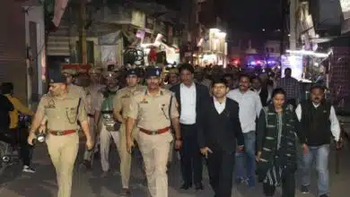 Foot patrolling conducted in Sambhal in view of upcoming festivals