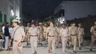 Security has been beefed up in Sambhal in view of the festivals, police conducted a flag march