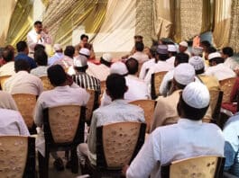 Important meeting regarding peace and law and order at Hayat Nagar police station in Sambhal