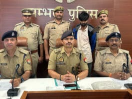 Sambhal police arrested an accused in murder case