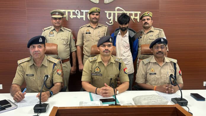 Sambhal police arrested an accused in murder case