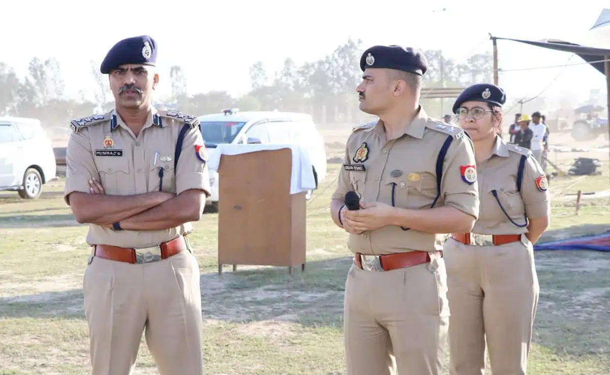 Police post constructed with bricks used in violence in Sambhal