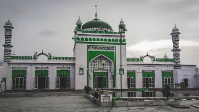 Hundreds of fasting people prayed on the last Friday of Ramadan in Sambhal