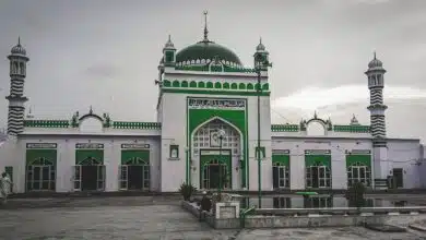 Hundreds of fasting people prayed on the last Friday of Ramadan in Sambhal