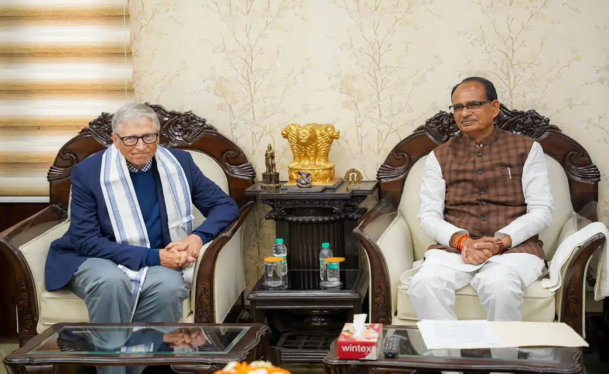 Shivraj Singh Chouhan and Bill Gates