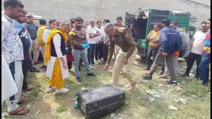 The body of a female party worker was found in Rohtak