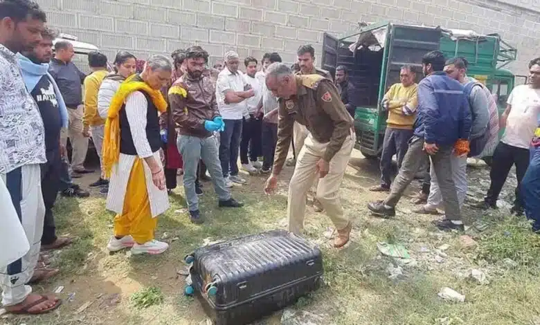 The body of a female party worker was found in Rohtak