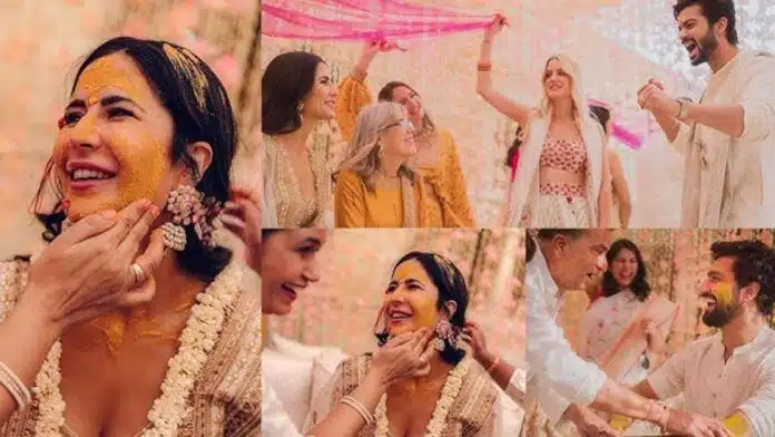 The royal wedding of Katrina Kaif and Vicky Kaushal.