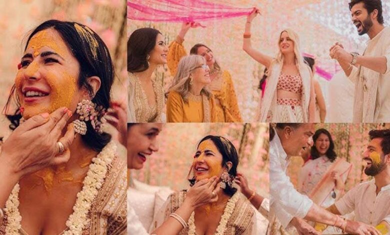 The royal wedding of Katrina Kaif and Vicky Kaushal.