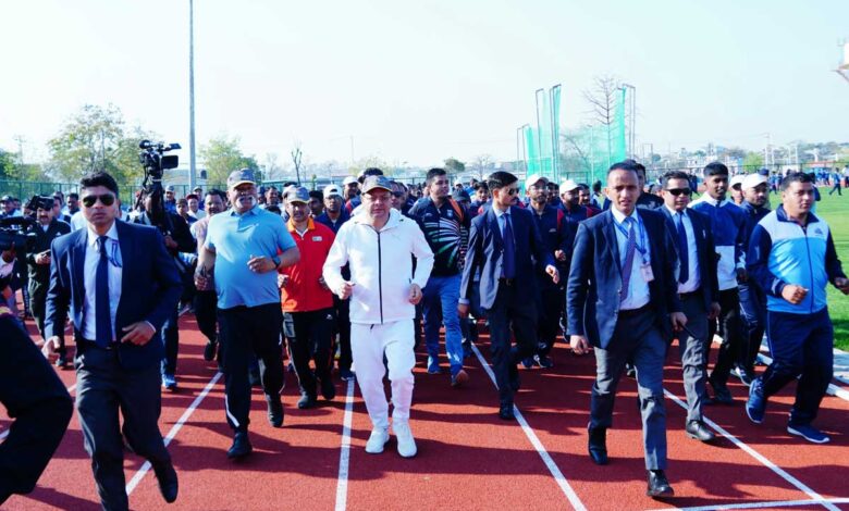 Uttarakhand CM Dhami participated in Fit India Run