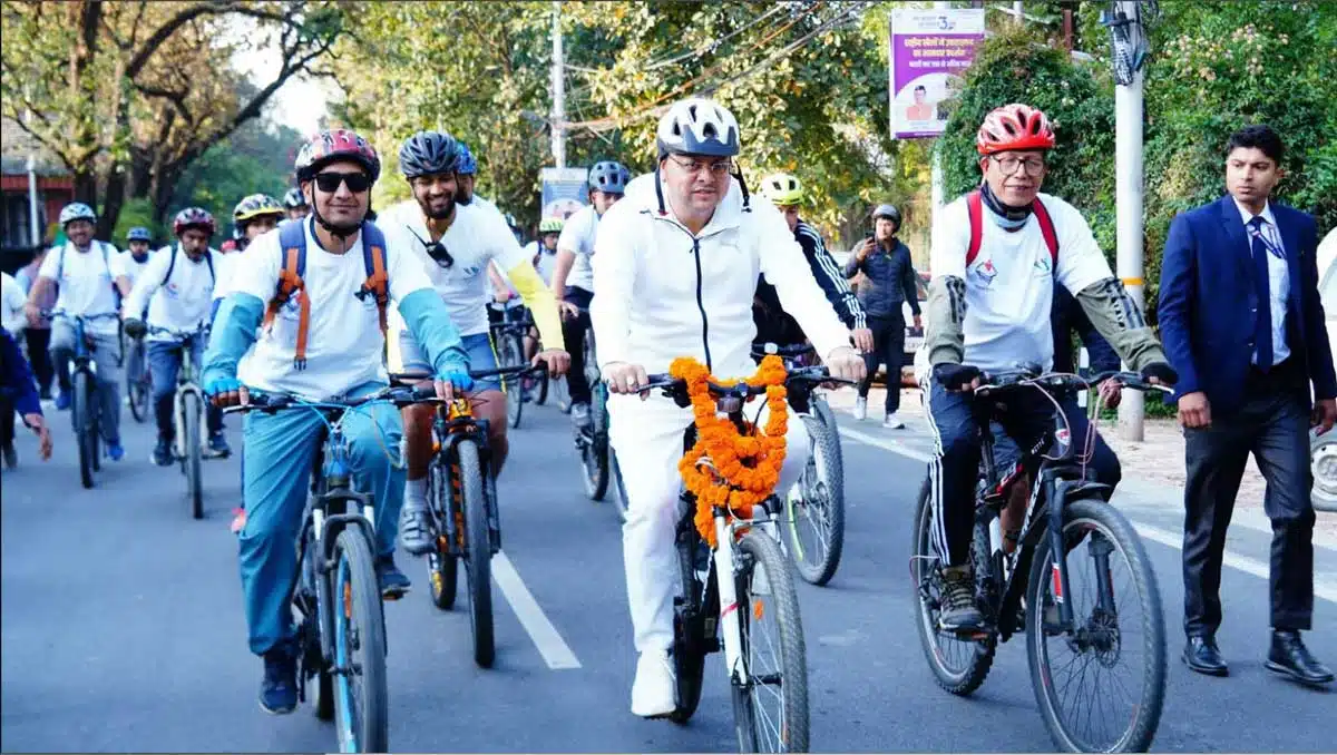 Uttarakhand CM Dhami participated in Fit India Run