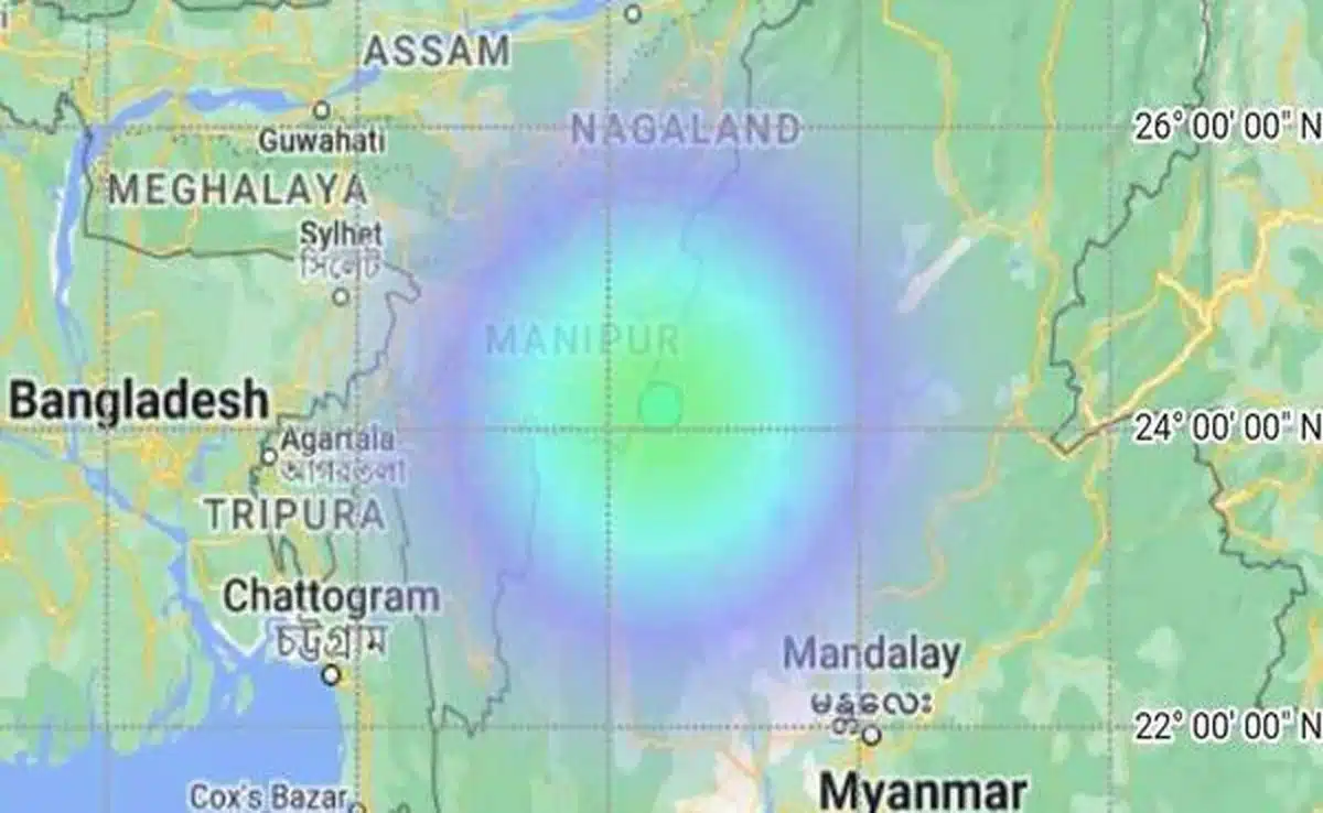 Two earthquakes in Manipur, tremors of 5.7 magnitude felt across the Northeast