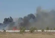 A huge fire broke out at the Indian Oil Plant in Deoghar, Jharkhand