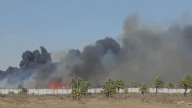 A huge fire broke out at the Indian Oil Plant in Deoghar, Jharkhand