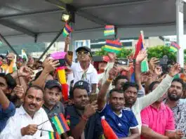 people gathered to see PM Modi in Mauritius