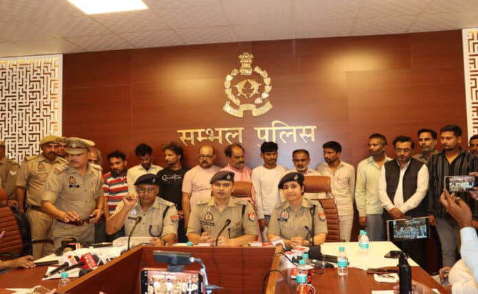 Gang involved in cheating in the name of Tantra-Mantra and rain of money arrested in Sambhal