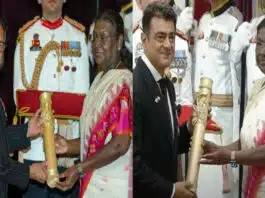 Ajith Kumar and Shekhar Kapoor honored with Padma Bhushan