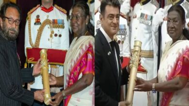 Ajith Kumar and Shekhar Kapoor honored with Padma Bhushan