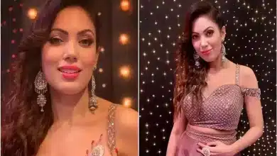 Babita ji's golden bodycon look, amazing photoshoot