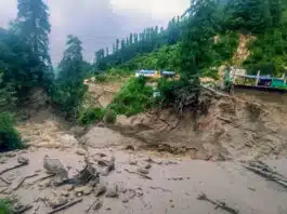Natural disaster in Ramban, Jammu-Kashmir, loss of life and property due to cloudburst