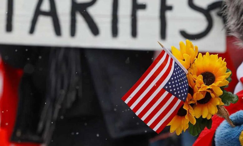 Congress protests over US tariff issue