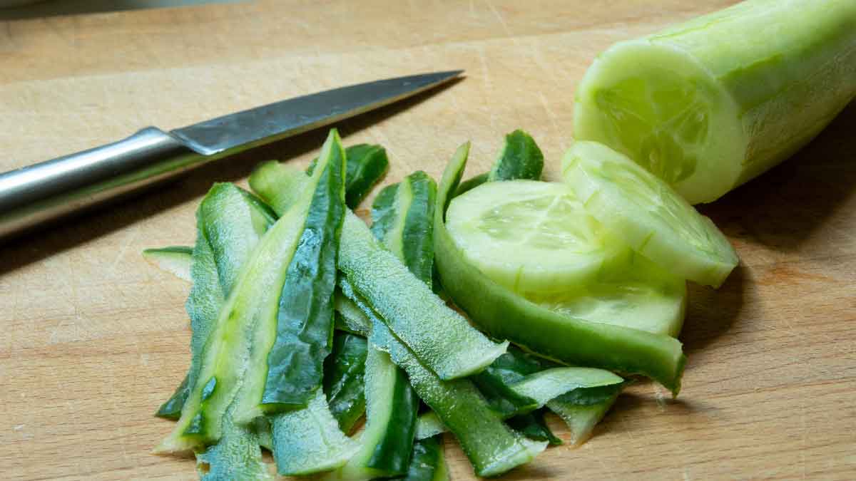 Do amazing things with Cucumber peel!