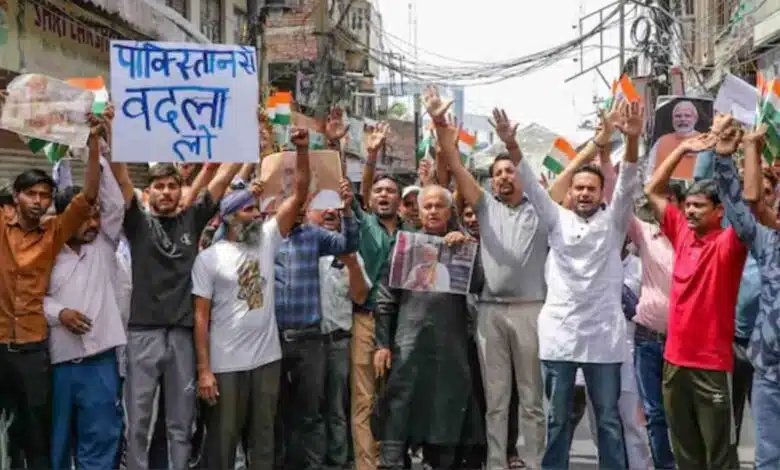 Dogra Front protests against Pahalgam terror attack, anti-Pakistan slogans raised