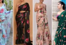 Floral Saree Designs Add a touch of beauty to your style!