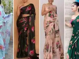 Floral Saree Designs Add a touch of beauty to your style!