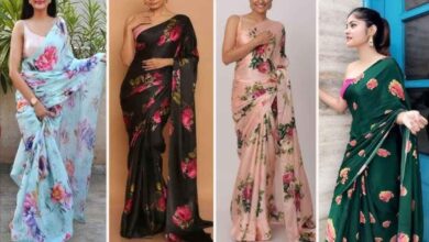 Floral Saree Designs Add a touch of beauty to your style!