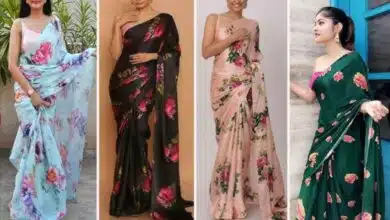 Floral Saree Designs Add a touch of beauty to your style!