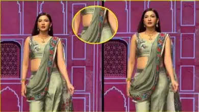 Gauhar Khan walked the ramp with her baby bump