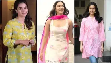 Get a classy look with the actresses' kurtis!