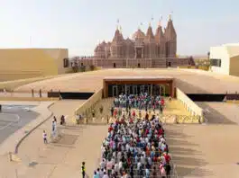 Ram Navami was celebrated in a grand manner in the Hindu temple of Abu Dhabi