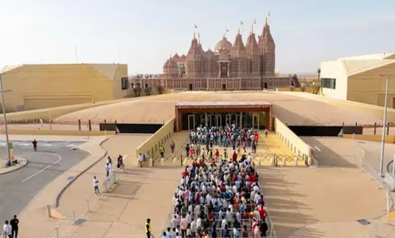 Ram Navami was celebrated in a grand manner in the Hindu temple of Abu Dhabi