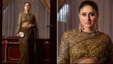 Kareena Kapoor looks charming in a net saree!