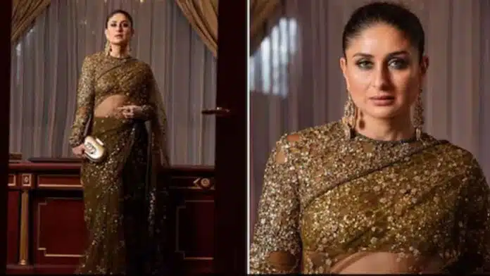 Kareena Kapoor looks charming in a net saree!