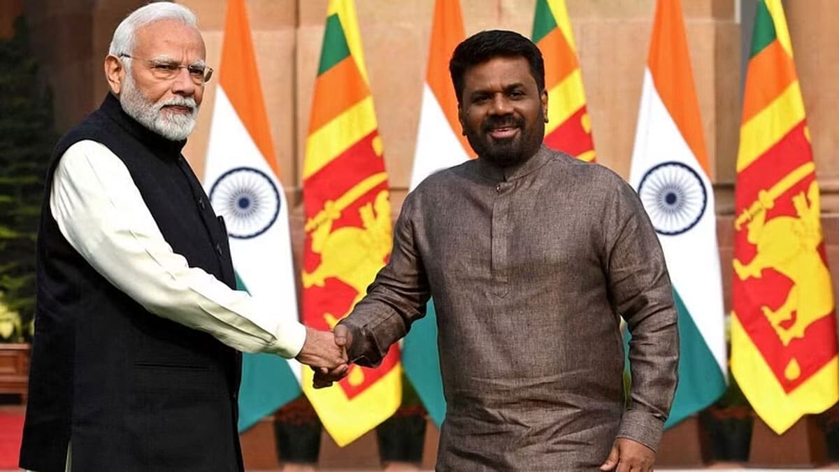 Sri Lanka: PM Modi received a ceremonial welcome at Independence Square in Colombo