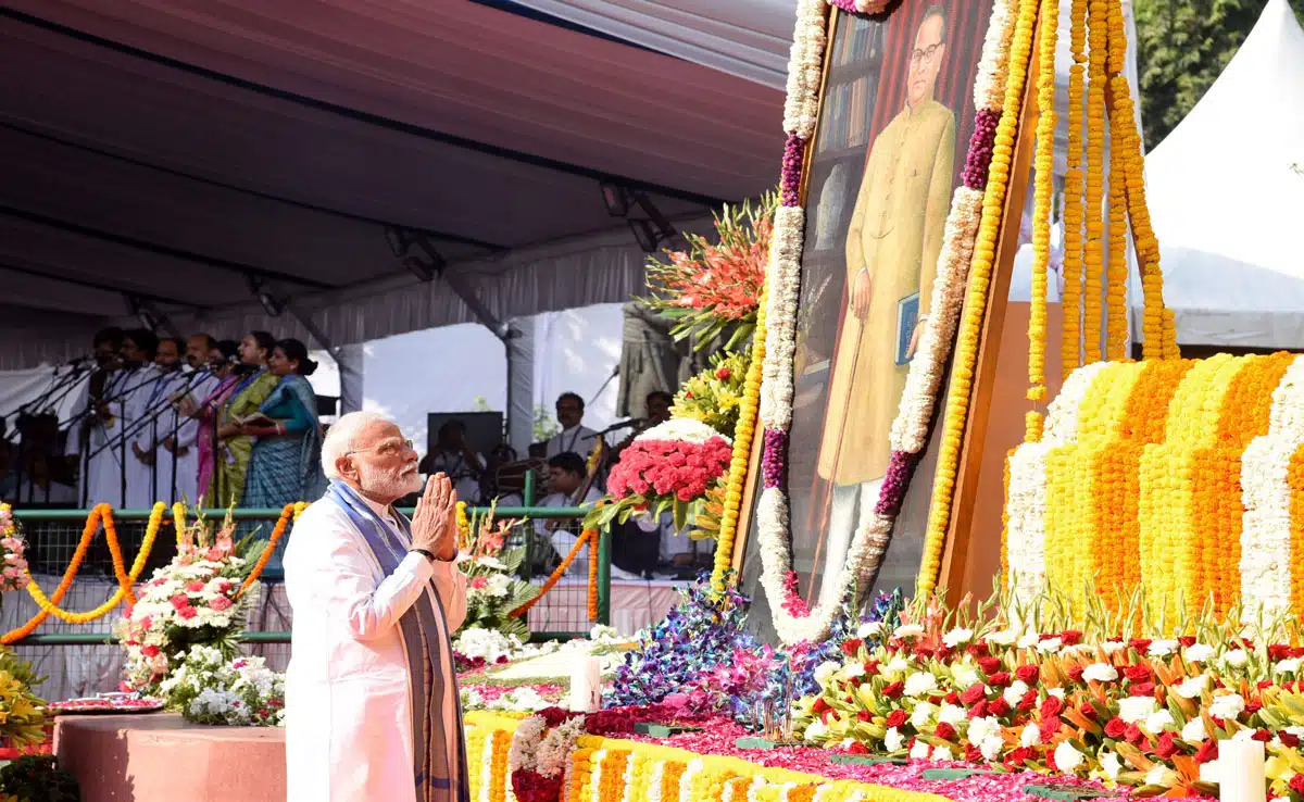 
President Murmu, PM Modi pay tribute to BR Ambedkar on his 135th birth anniversary