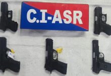 A man arrested with 5 pistols in Punjab, accused of having links with Pakistan