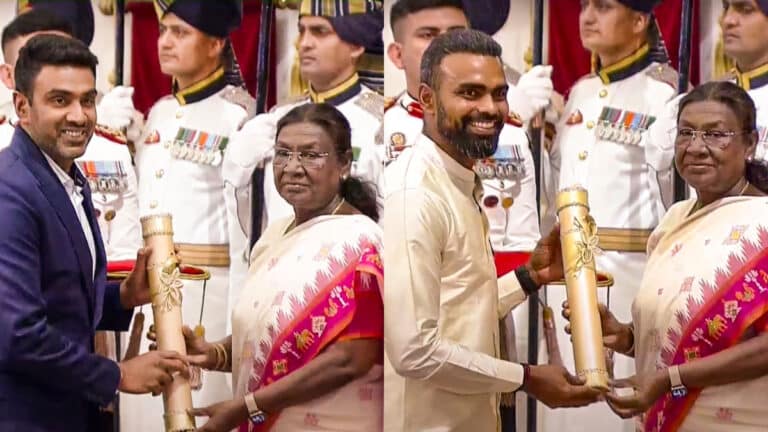पद्म श्री पुरस्कार से नवाजे गए R Ashwin और श्रीजेश, राष्ट्रपति मुर्मू ने किया सम्मानित